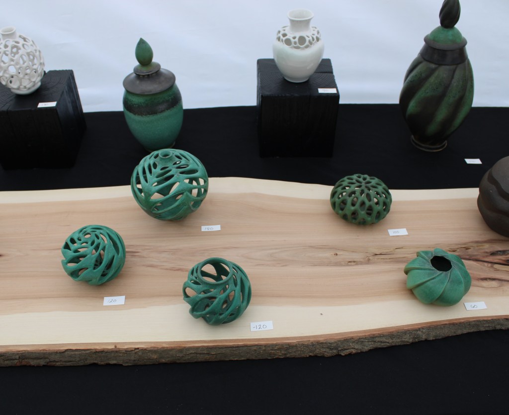 Green Pottery at Northbrook Art in the Park Show
