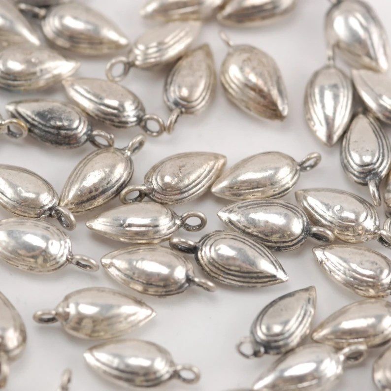 Sterling Silver Teardrop Charms