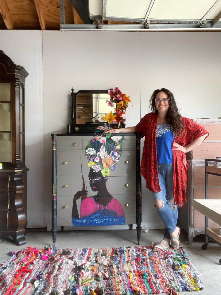 After photo of dresser