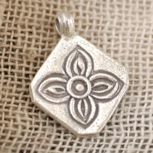 Hill Tribe Flower Charm